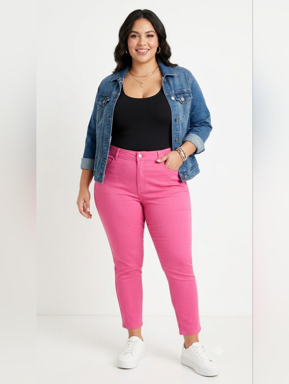Thrill Jeans Pink High- Ruse Skinny Fit Pants Size 2X